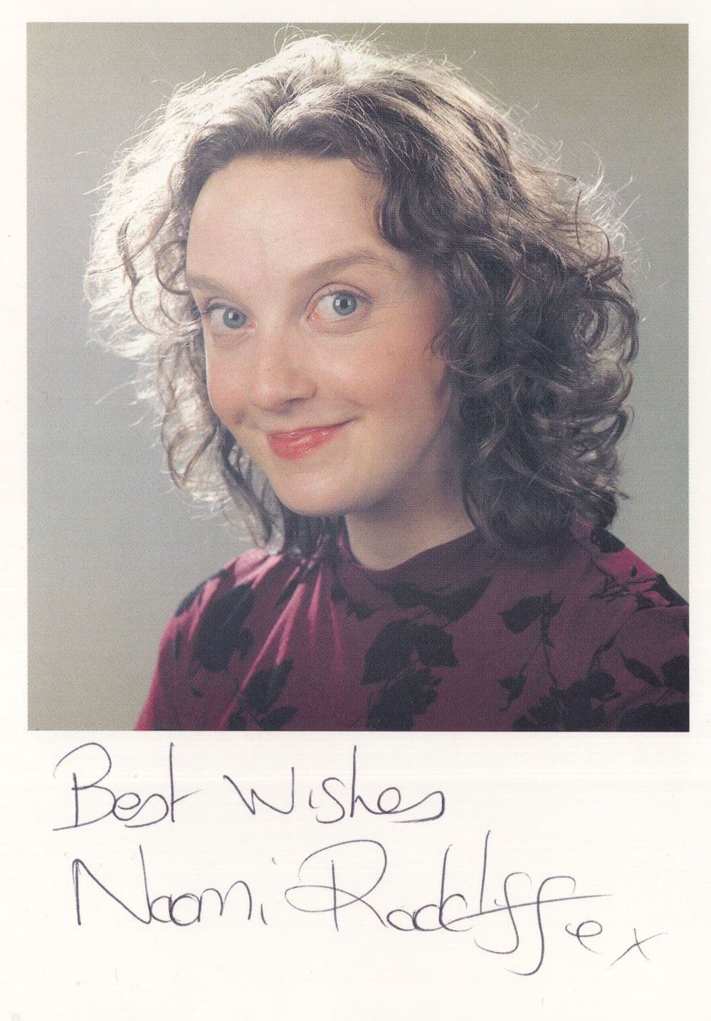Naomi Radcliffe Coronation Street Band Of Gold Hand Signed Photo