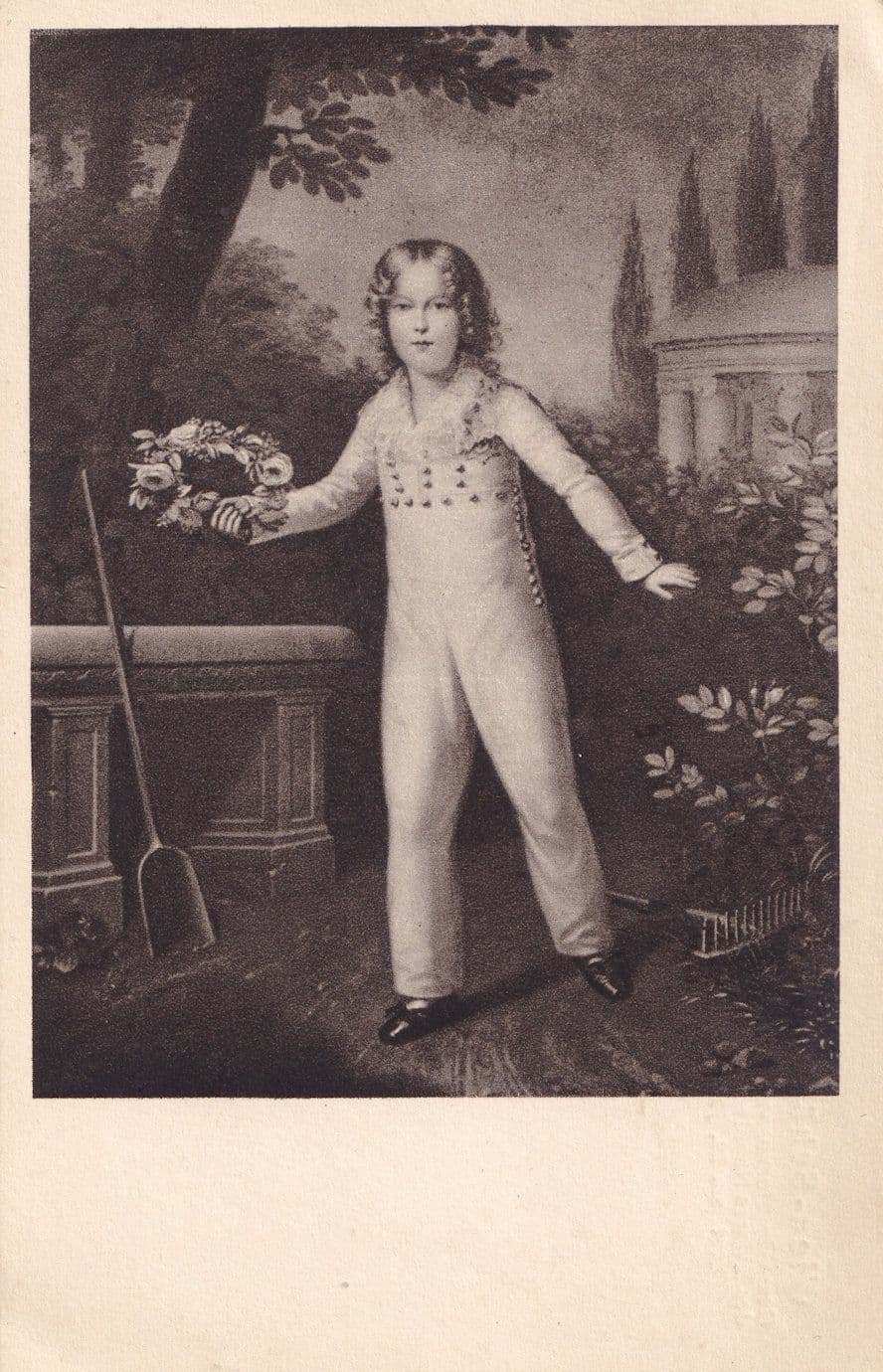 Napoleon Painting Herzog Richstadt Austria Wien Palace Old Postcard