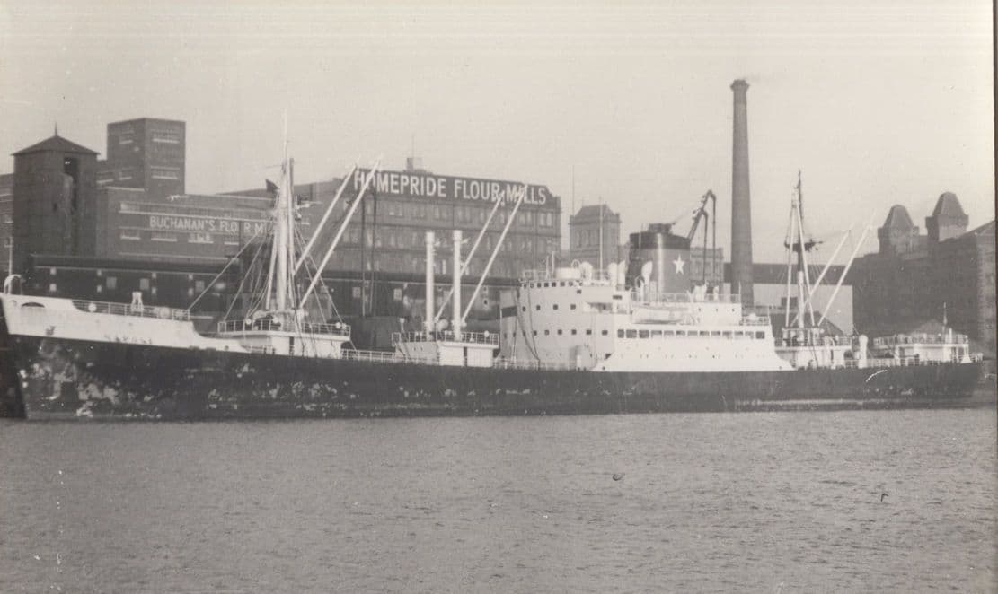 Napoli Cargo Ship Built in 1940 WW2 Rare Vintage Photo