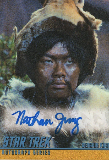 Nathan Jung Star Trek The Original Series Signed Autograph Card