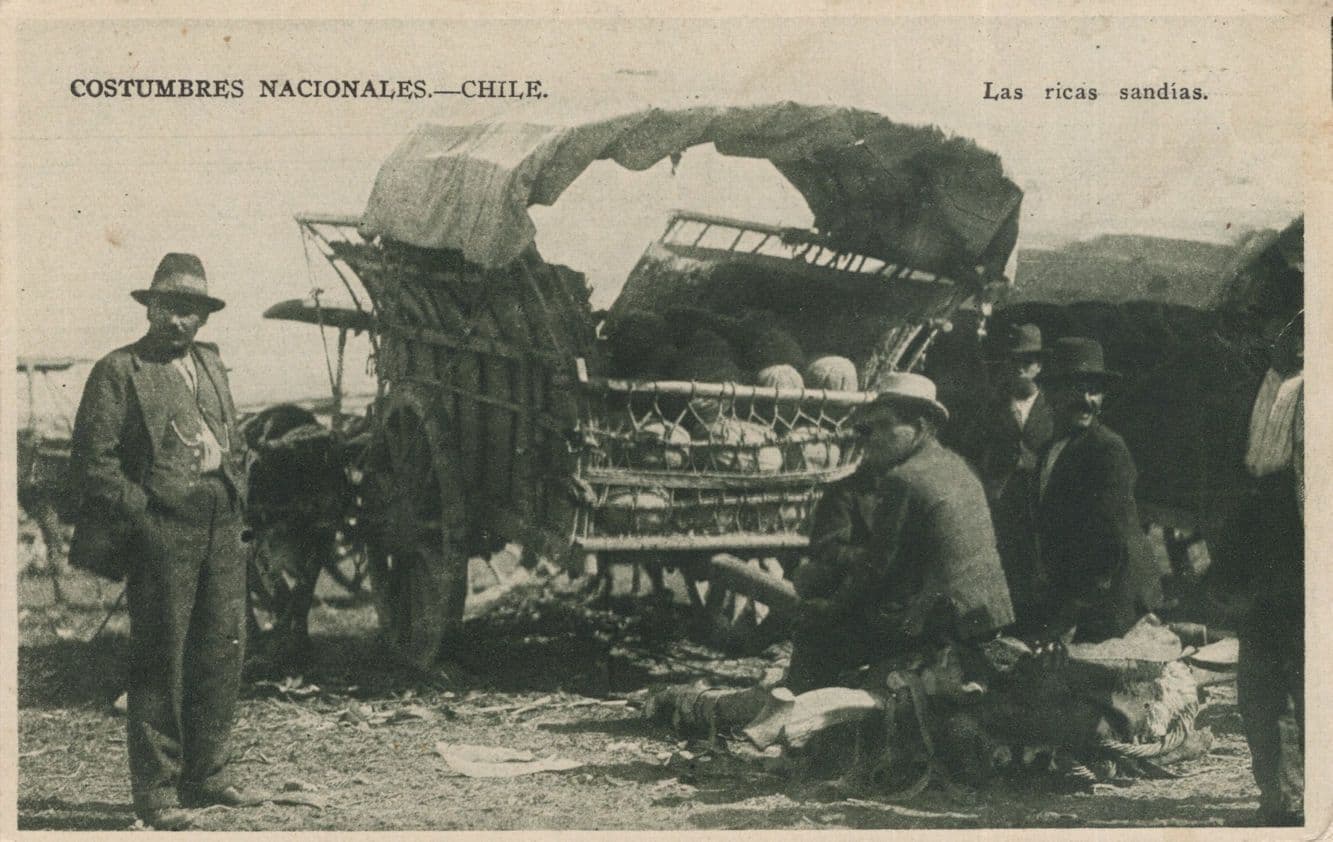 National Customs Costumbres The Rich Sandias Chile Mexico Old Postcard