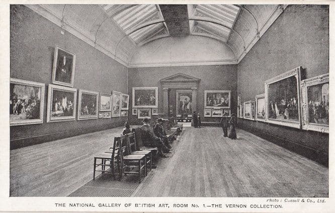 National Gallery Of British Art Vernon Collection Old Postcard