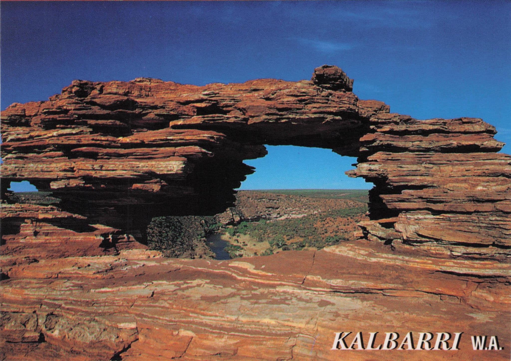 Nature's Window Rock Formation Kalbarri Western Australia Postcard
