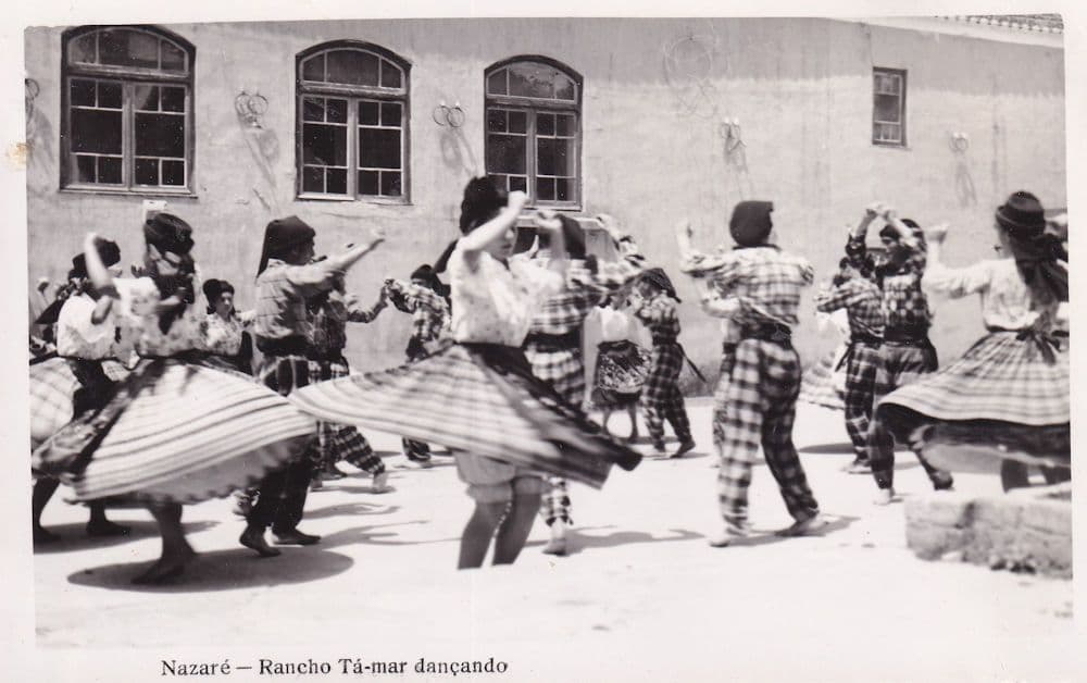 Nazare Portugal Rancho TÔøΩ Mar Dancando Folklore Dance Postcard