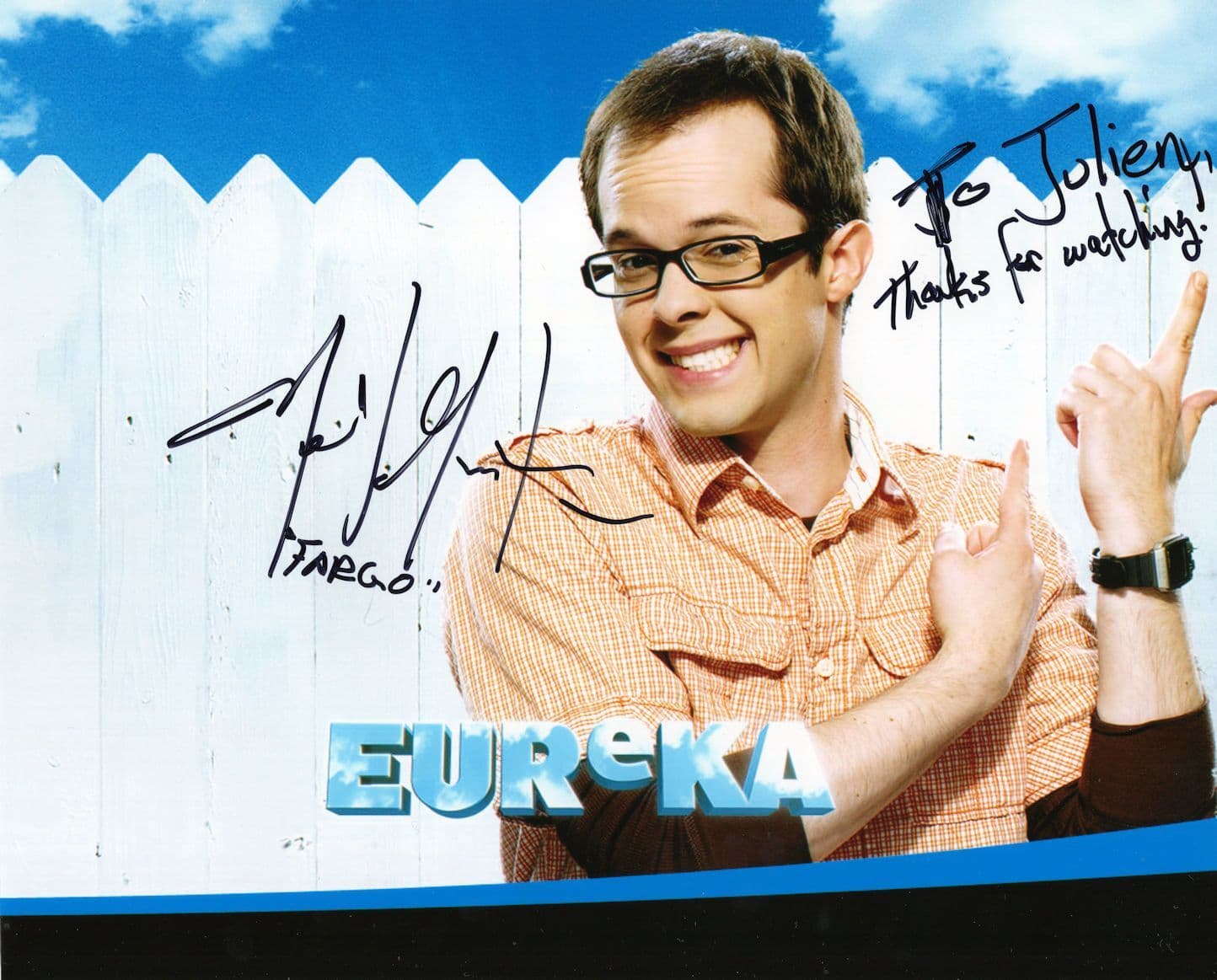 Neil Grayston Douglas Fargo in Eureka Large 10x8 Hand Signed Photo