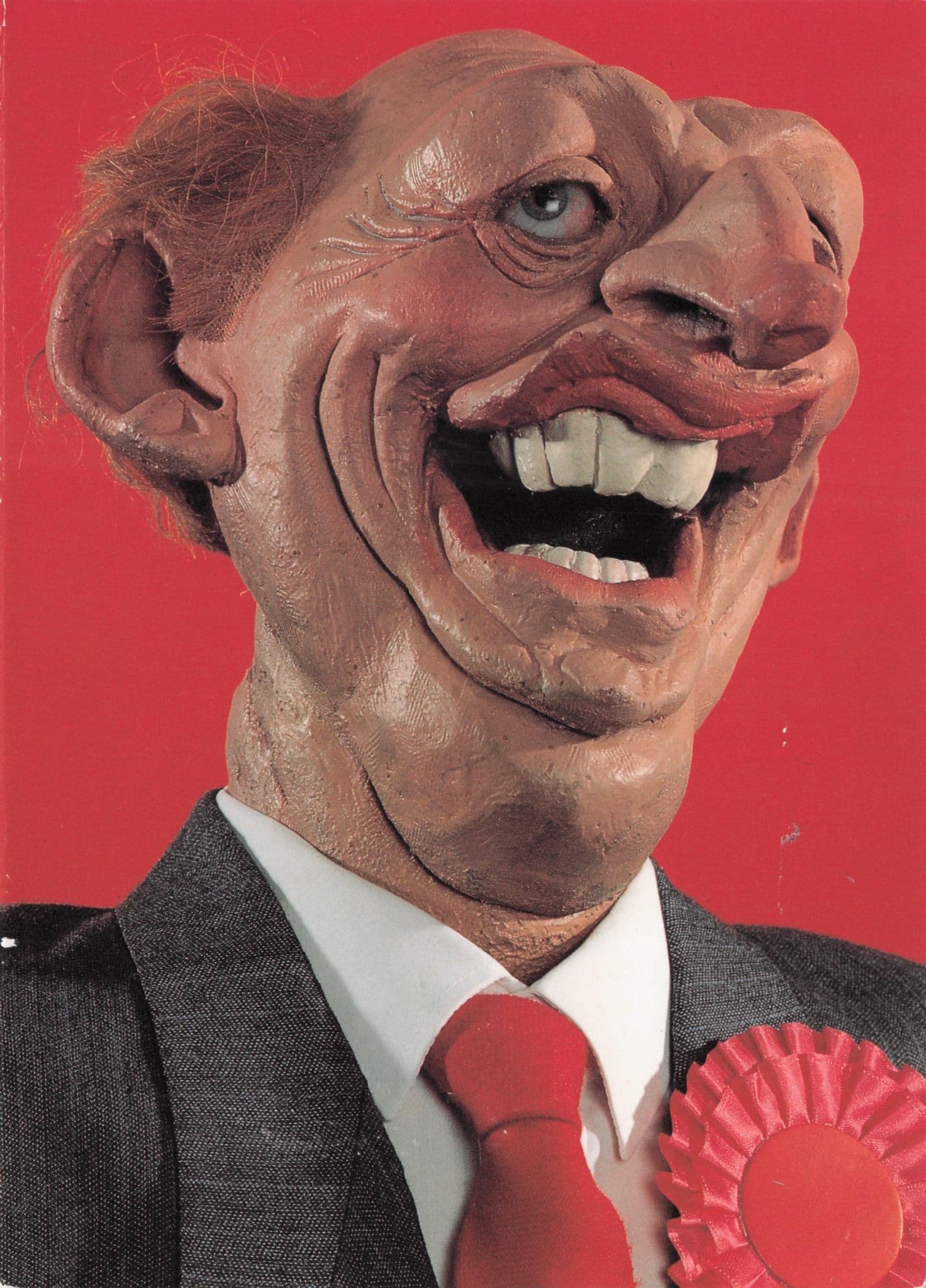 Neil Kinnock Puppet Labour Prime Minister Spitting Image TV Show Press Photo
