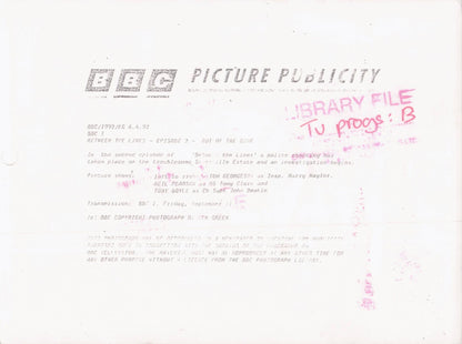 Neil Pearson in Between The Lines BBC TV Police Show Press Photo