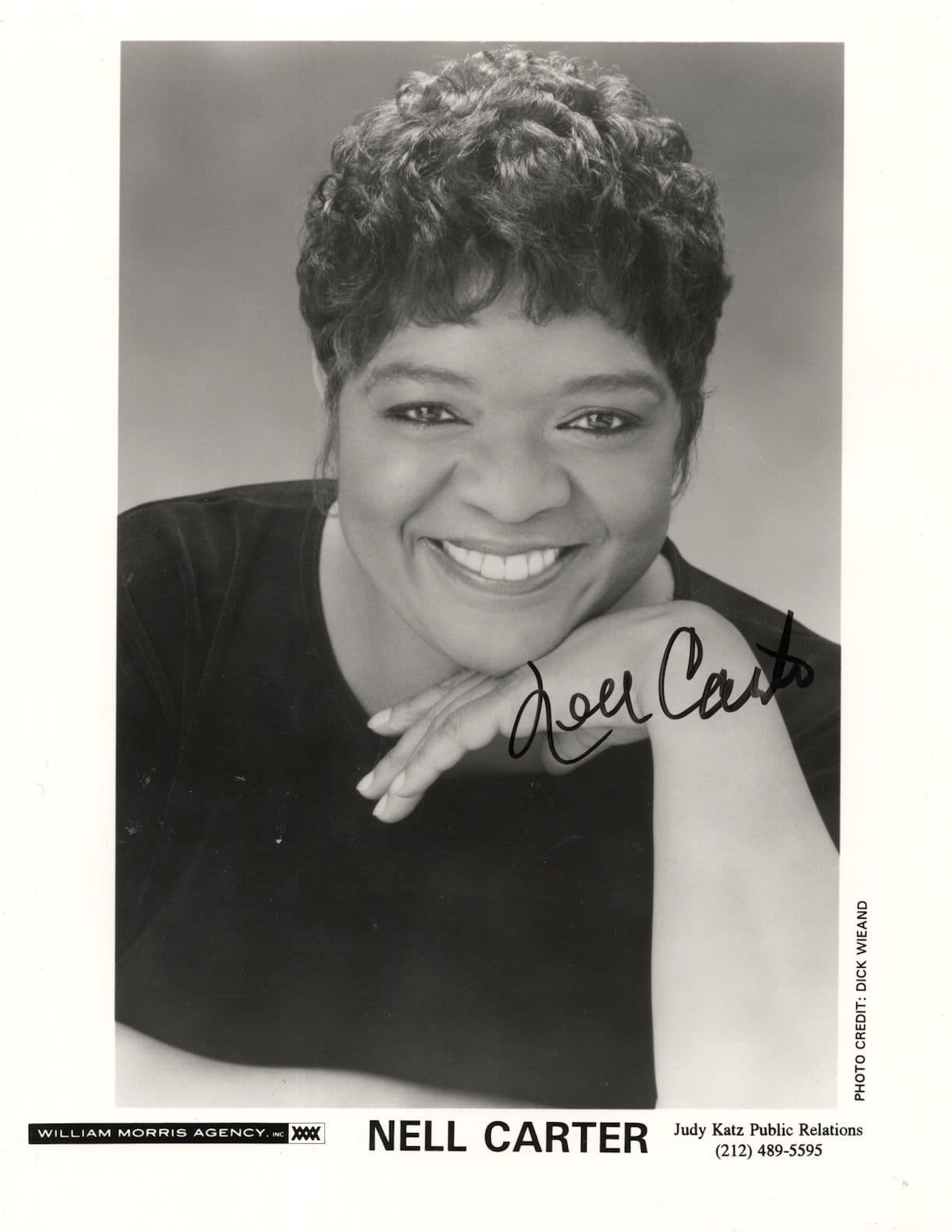 Nell Carter Gimme A Break Singer 10x8 Hand Signed Photo