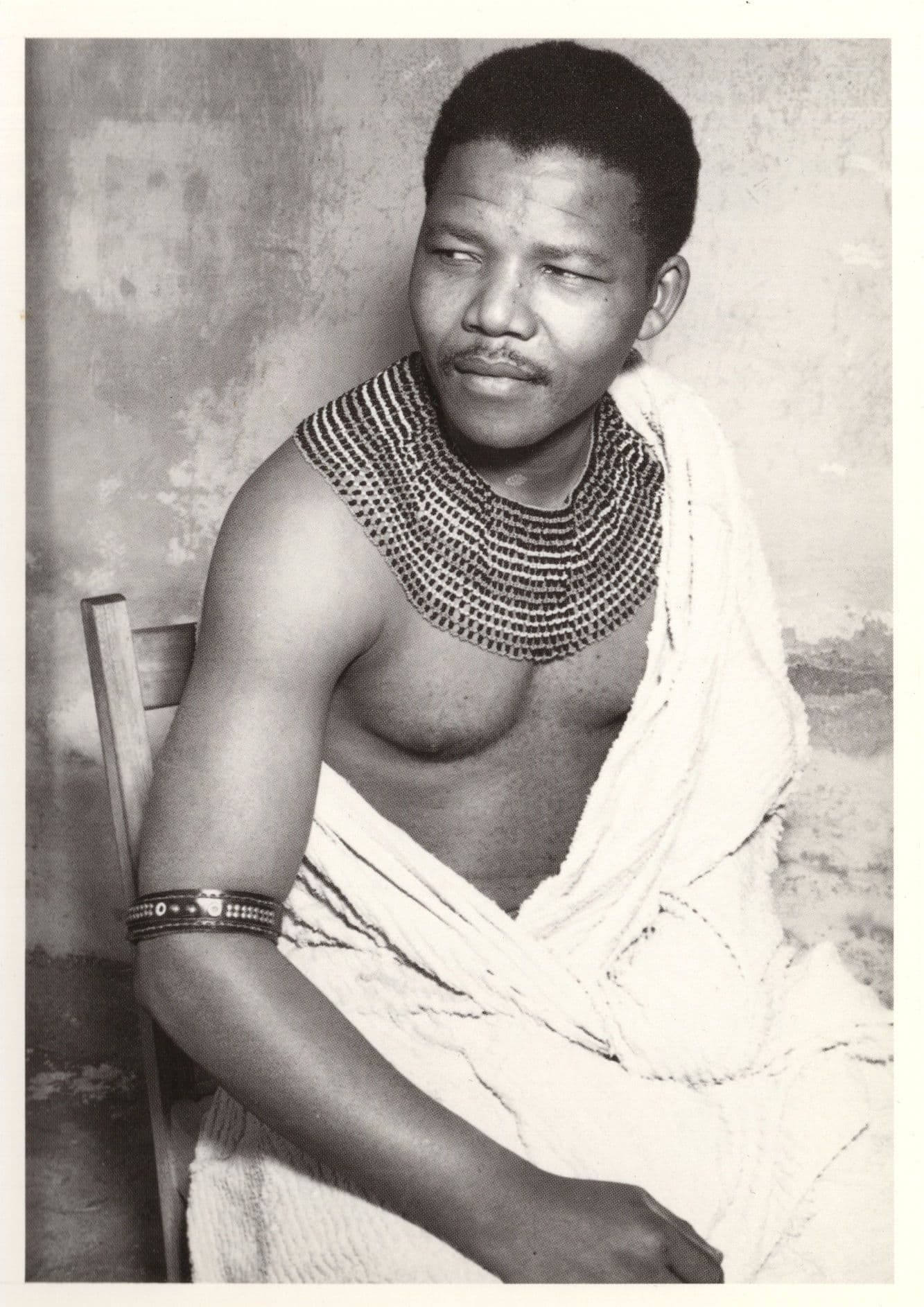 Nelson Mandela Strong Historic Portrait Award Photo Postcard