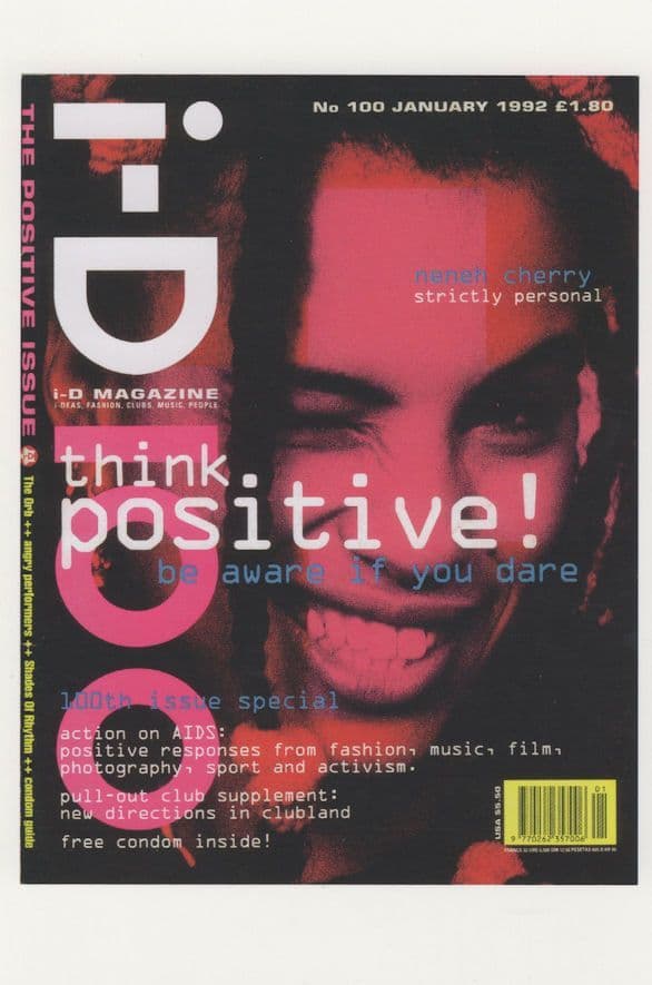Neneh Cherry 1992 Magazine Cover Free Condom Postcard