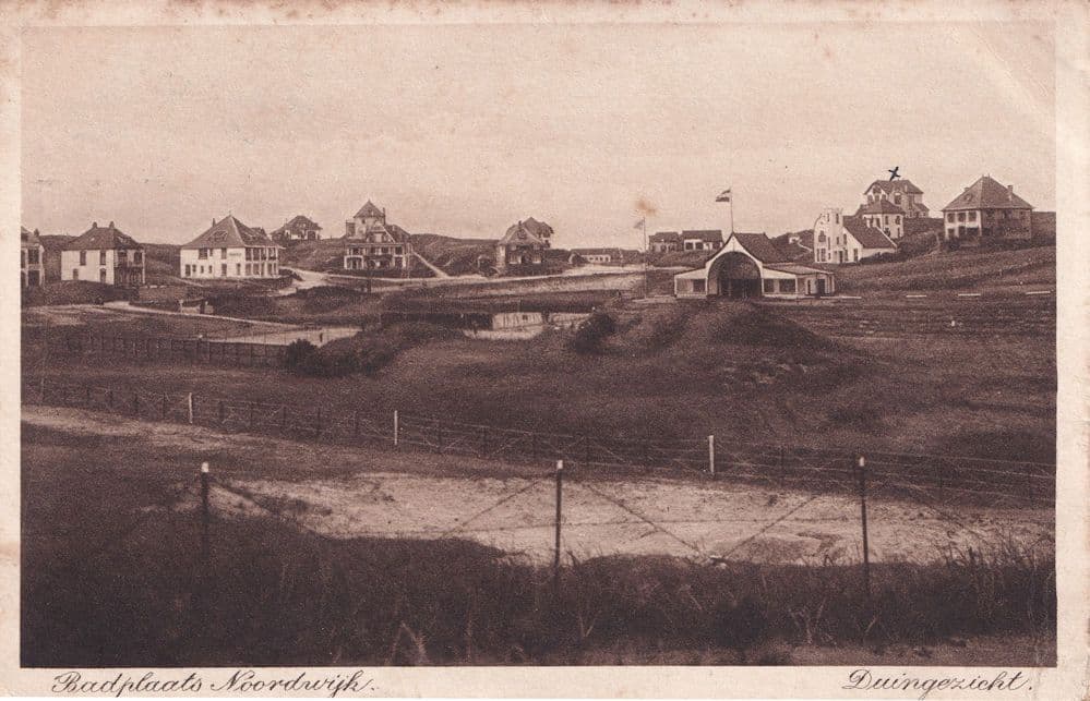 Netherlands Badplaats Noordwijk Antique Postcard
