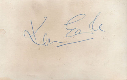 Neville Bishop Music Gang Live Great Yarmouth 1959 Hand Signed Postcard