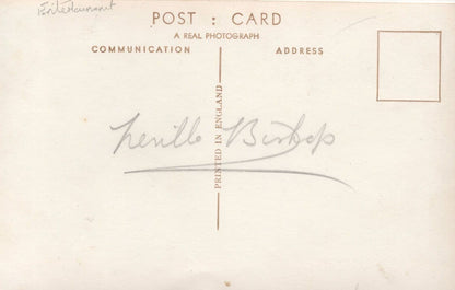 Neville Bishop Music Orchestra Live Great Yarmouth Hand Signed Postcard