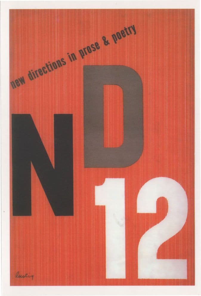 New Directions In Prose & Poetry ND 12 Rare 1950 Book POstcard