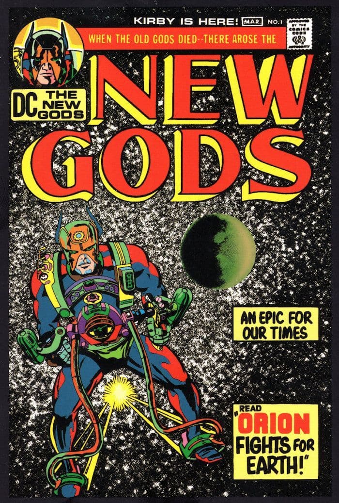 New Gods DC 1971 Comic Book 1 Issue One Cover Postcard
