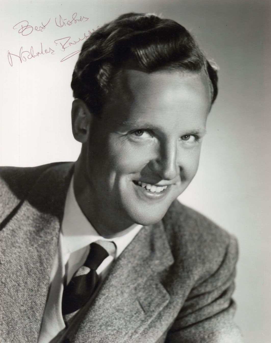 Nicholas Parsons 10x8 Vintage Hand Signed Large Photo