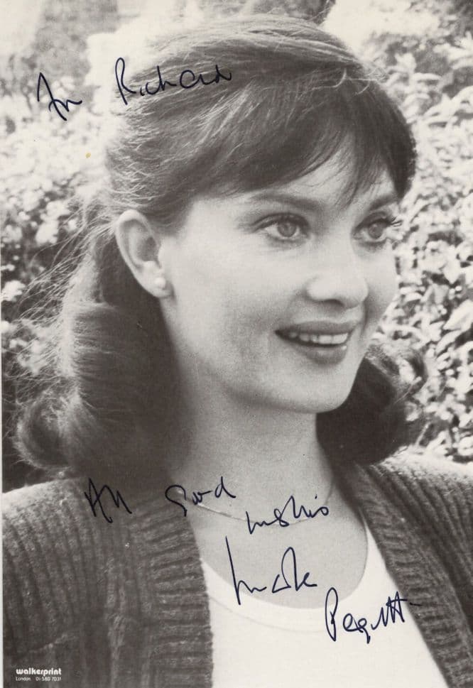 Nicola Pagett Upstairs Downstairs Hand Signed Photo
