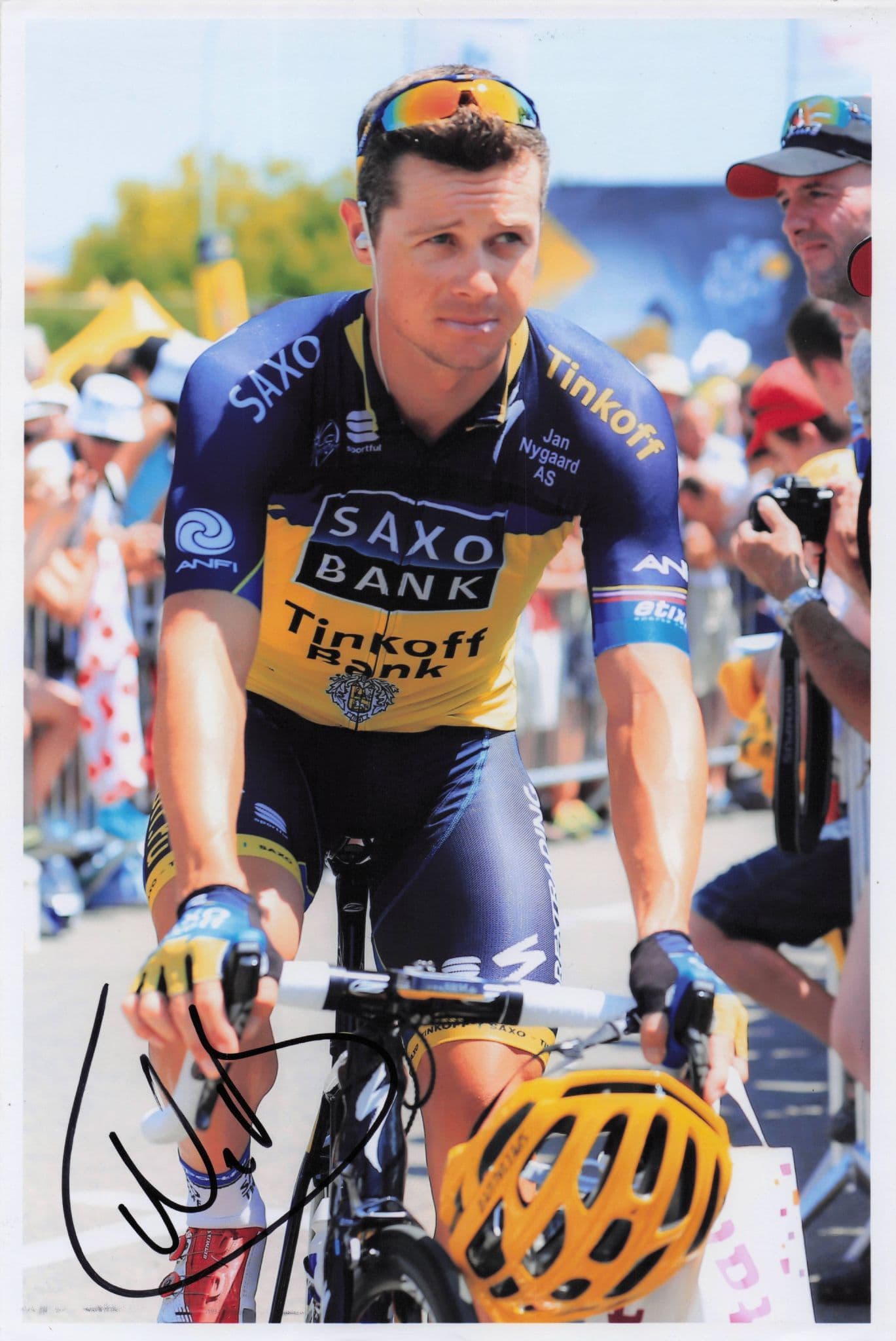 Nicolas Roche Ireland Irish Cyclist 2013 Tour De France 12x8 Hand Signed Photo