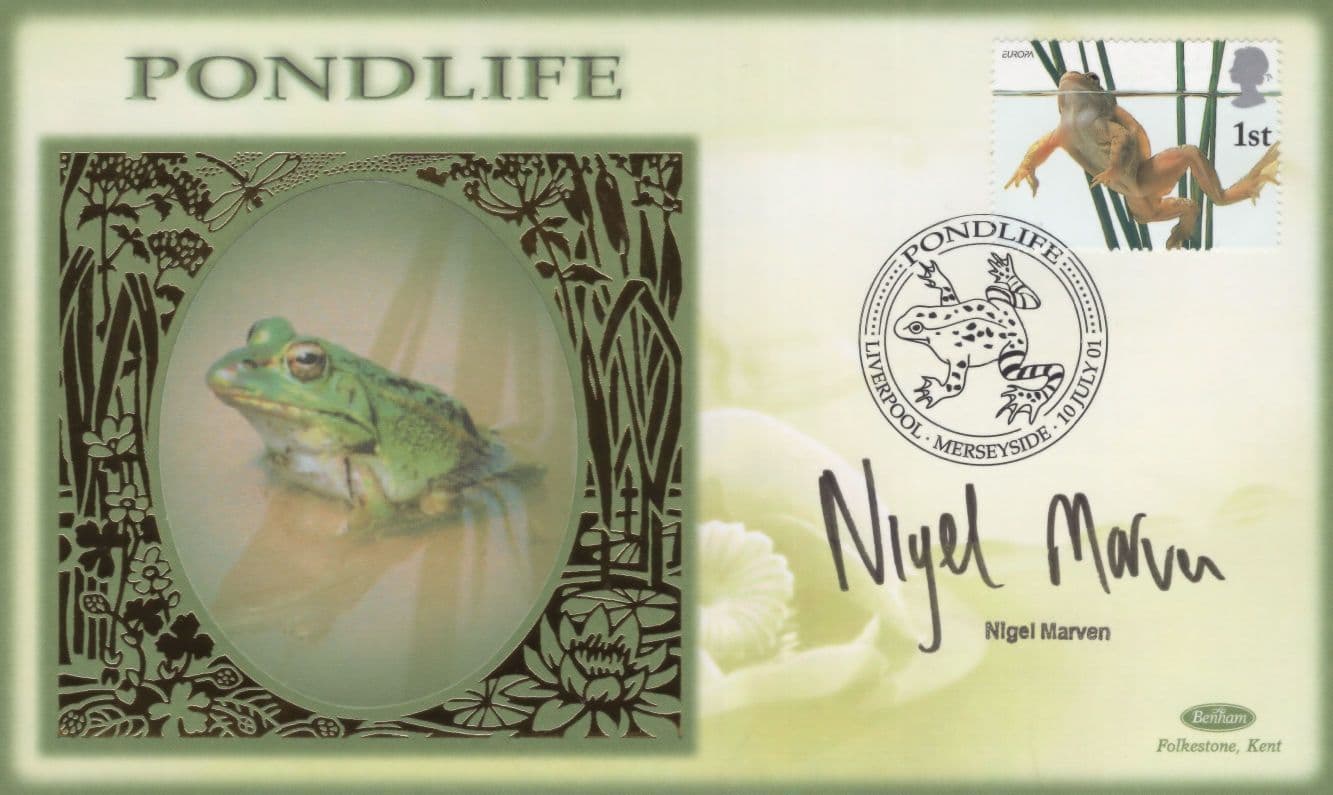 Nigel Marven Wildlife Presenter Chased By Dinosaurs Hand Signed FDC