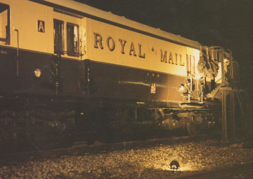 Night Mail at Didcot Railway Centre Postcard