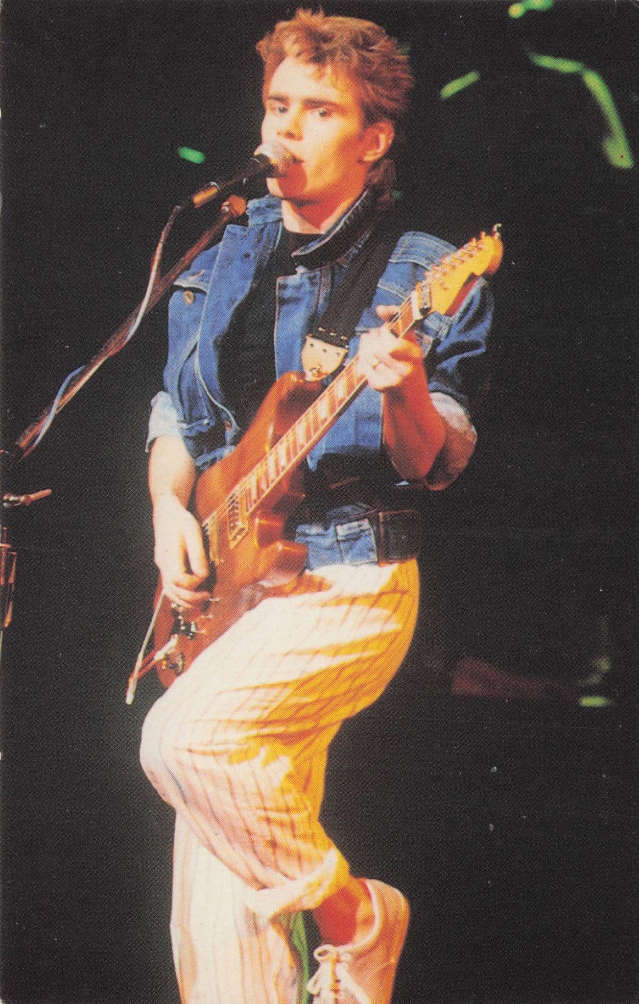 Nik Kershaw Pop Star Weetabix Vintage Photo Postcard