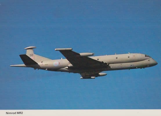 Nimrod MR2 Plane 1980s Postcard
