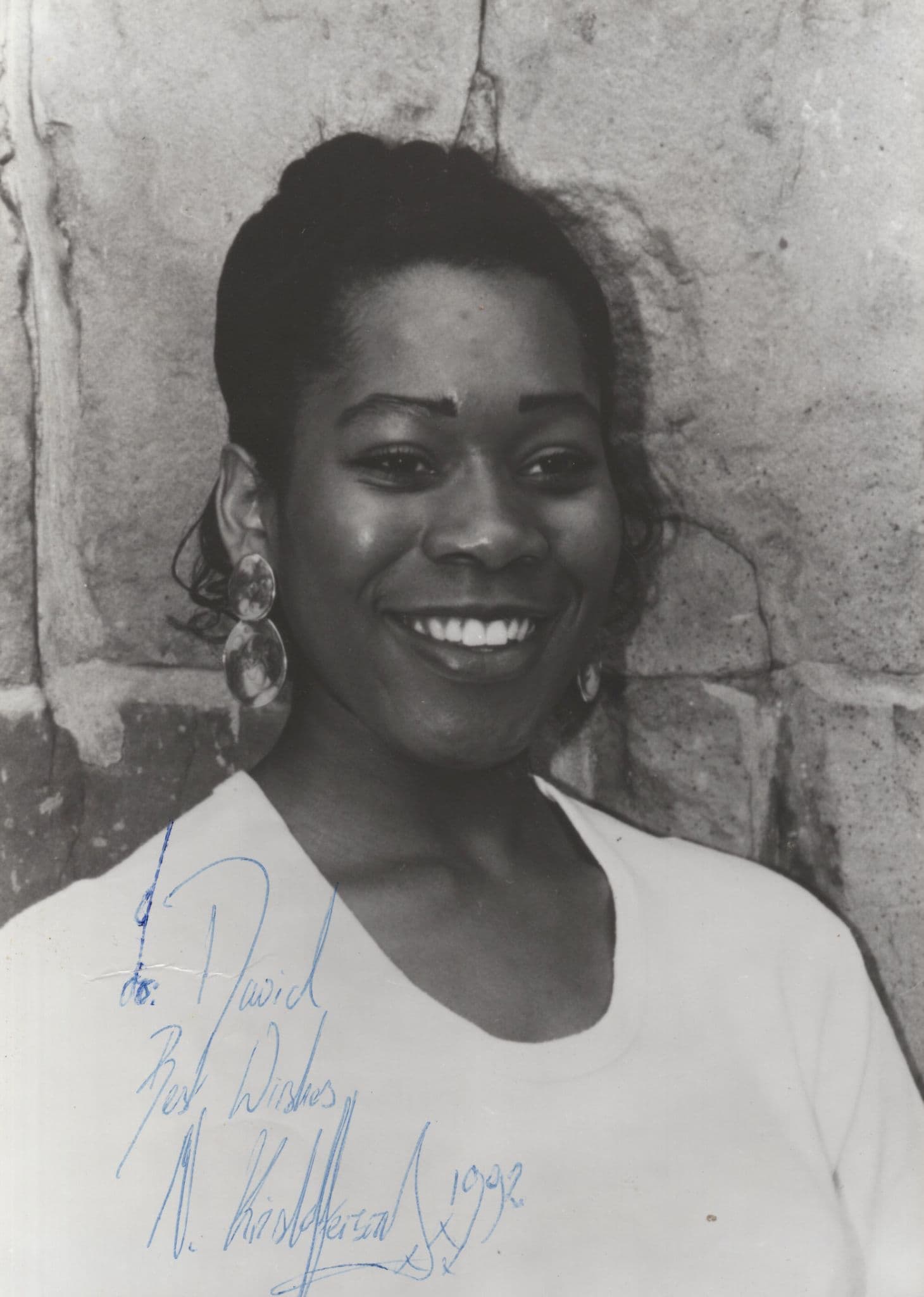 Nina Kristofferon The Billie Holiday Story Jazz Singer Hand Signed Photo