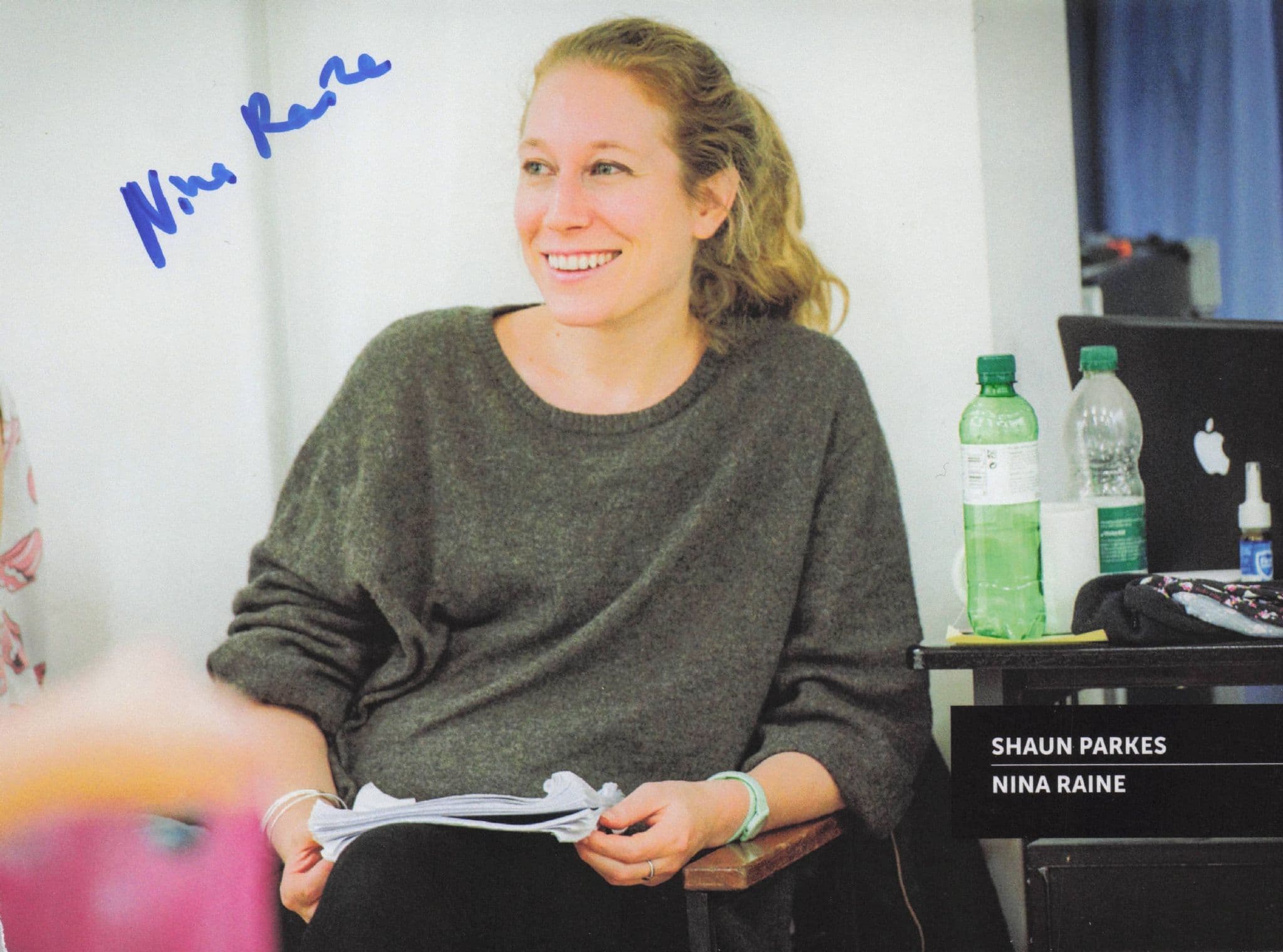 Nina Raine Playwright Director F***ing Games Hand Signed Picture