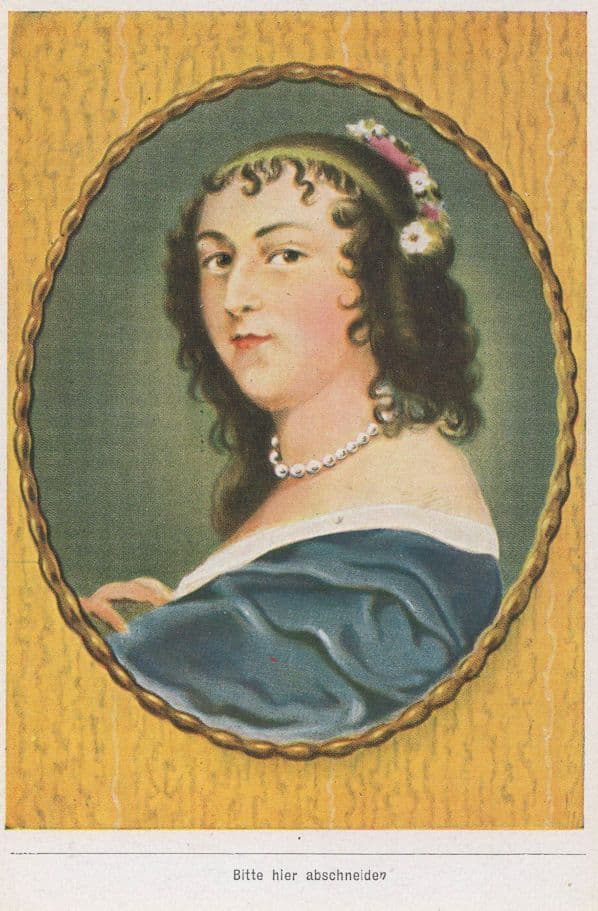 Ninon de l'Enclos French Book Author Old Cigarette Card