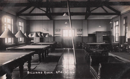 No 4 Wing Billiards Room Wenodover Buckinghamshire Hospital Postcard