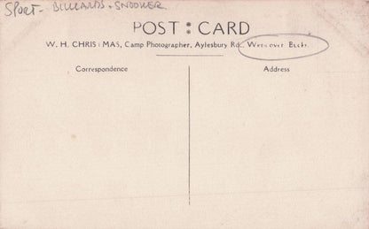 No 4 Wing Billiards Room Wenodover Buckinghamshire Hospital Postcard
