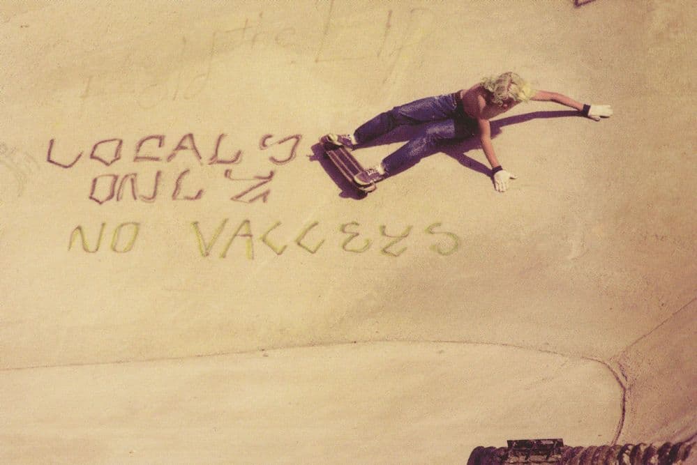 No Valleys Locals Only Warning Sign Extreme Sports Postcard