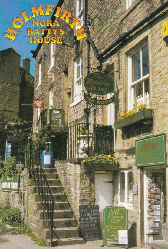 Nora Battys House from Last Of The Summer Wine Show Holmfirth Postcard