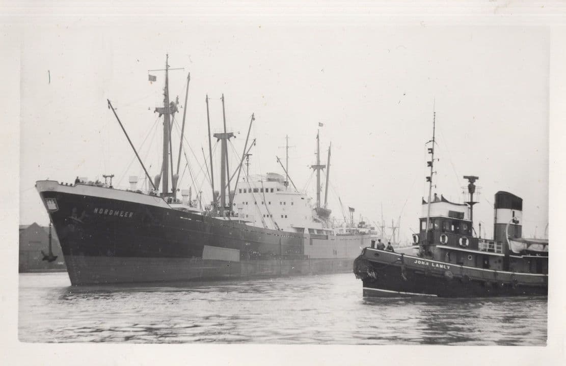 Nordmeer German Ship Vintage Rare Photo