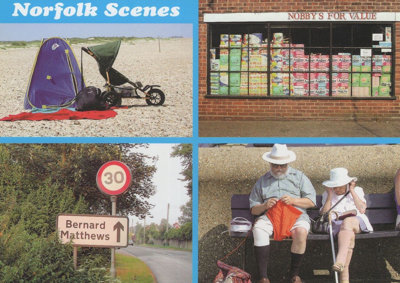 Norfolk Nobbys Toilet Rolls Bernard Matthews Sign Comic Postcard