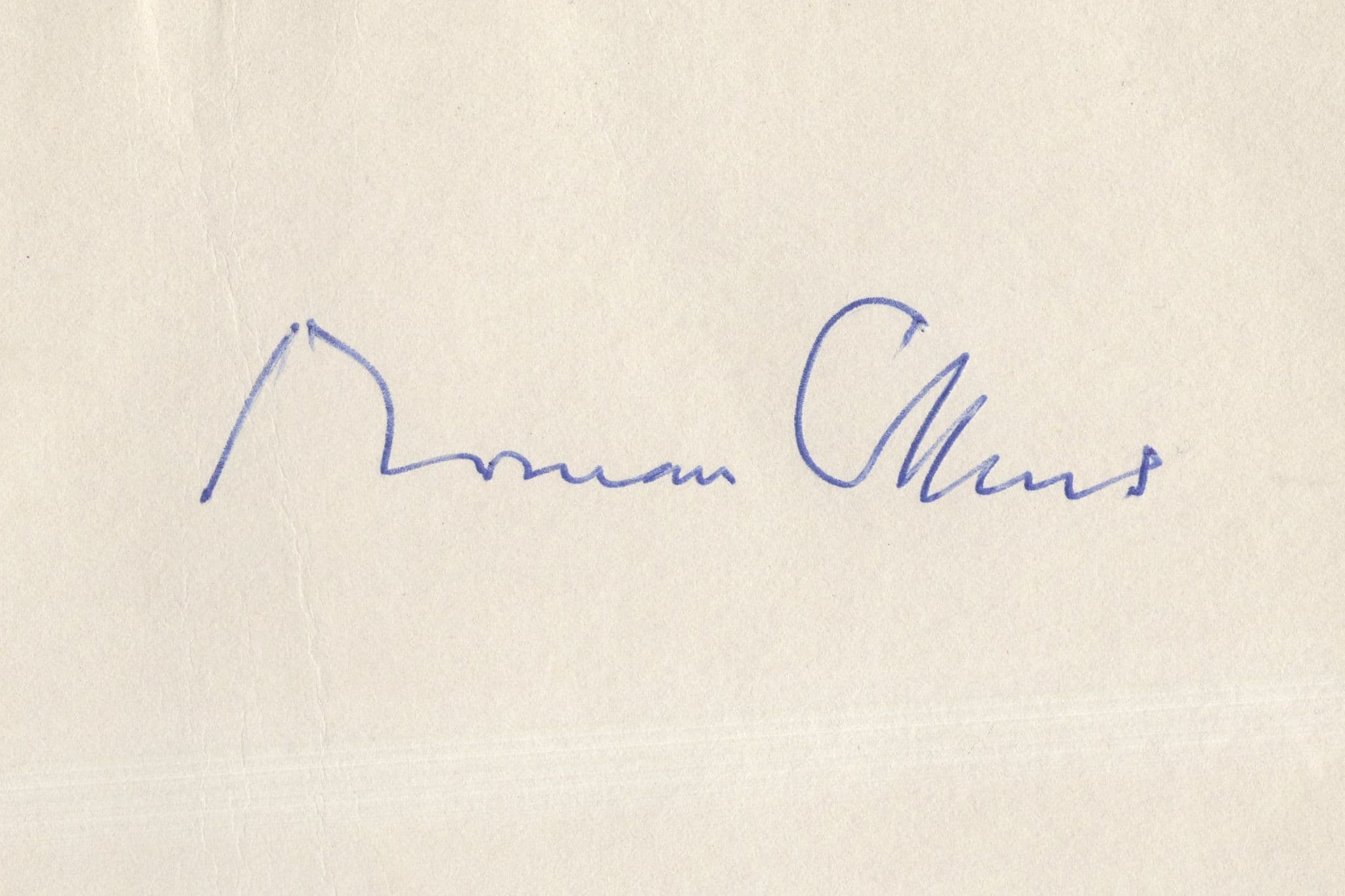 Norman Collins Dick Barton Special Agent ATV Founder Hand Signed Letter