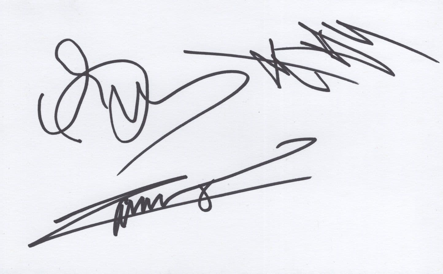Normandy All Stars Hand Signed Autograph Signature Card