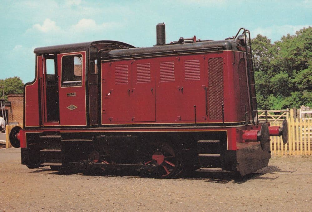 North British Loco Company Tiger Diesel Train Esso Petrol Postcard
