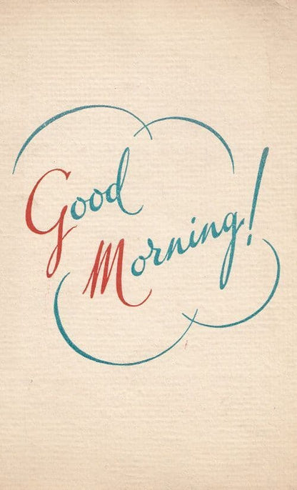 Northampton Methodist Church Womens Social Circle 1900s Good Morning Card