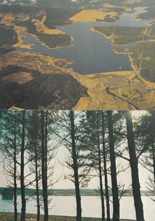 Northumbrian Water Kielder 2x Lake Postcard s