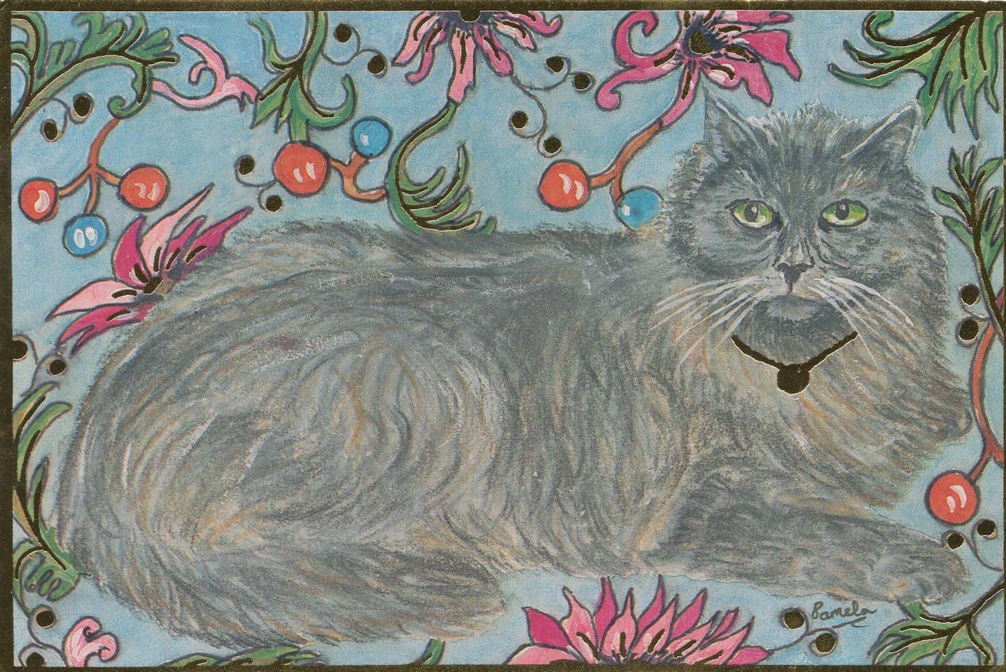 Norwegian Norway Forest Cat Limited Edition of 500 Cats Postcard
