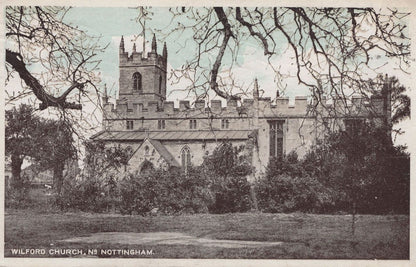 Nottingham Castle Lovers Walk Wilford Church 3x Postcard s