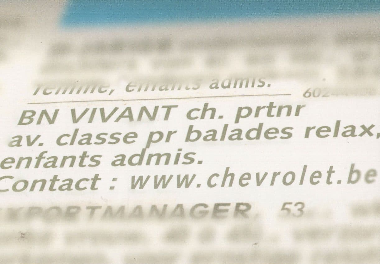 Nouvelle Chevrolet Epica Belgium Car Advertising Postcard
