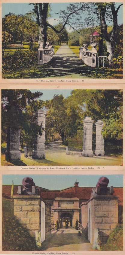 Nova Scotia Canada 7 x Vintage War WW2 Postcard Bundle