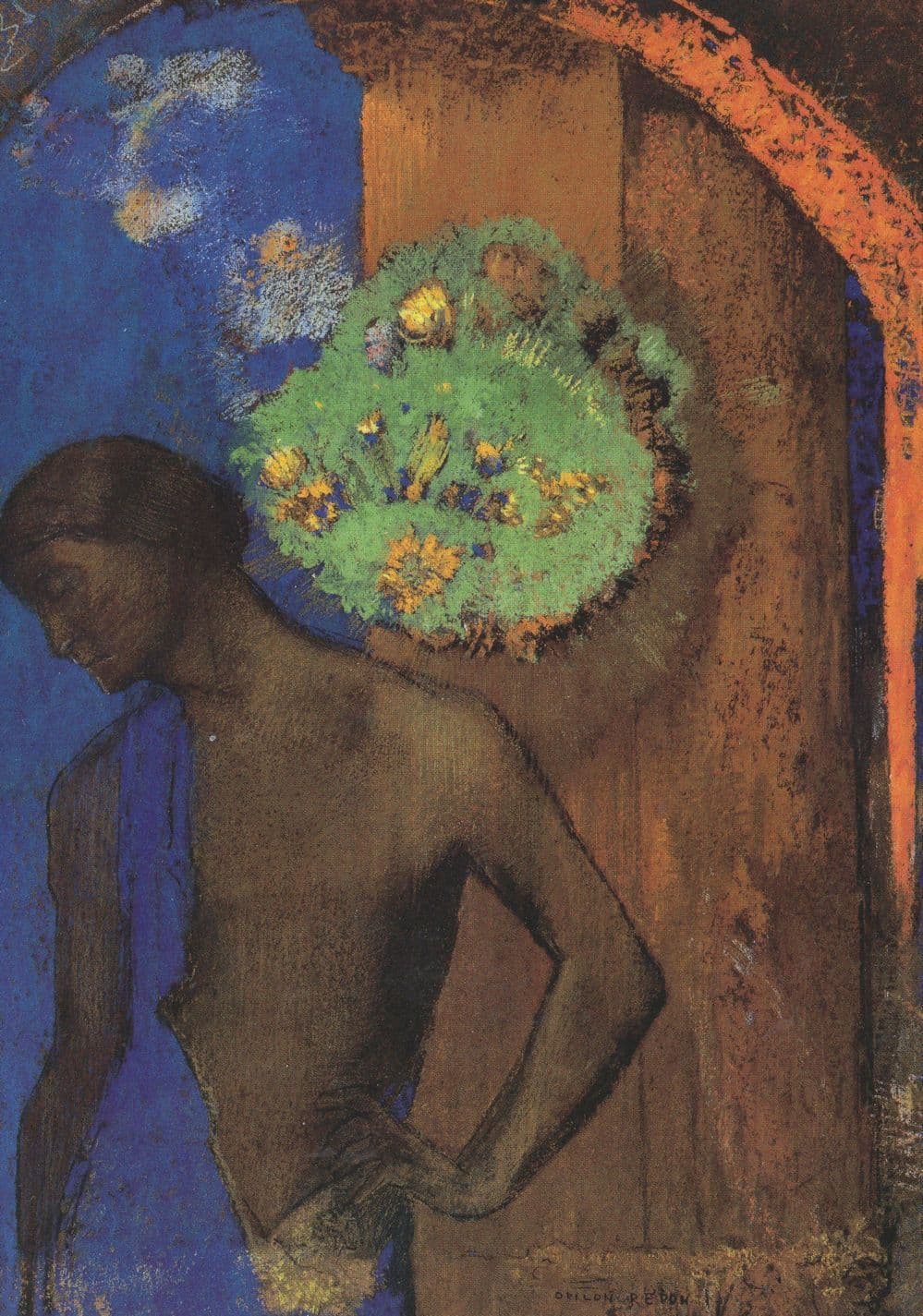 Odilon Redon St Saint John 1892 Painting Postcard