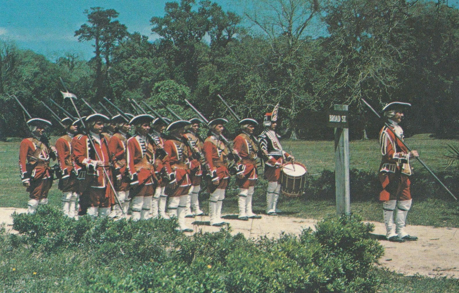 Oglethorpe's Regiment War Of Jenkins Ear Bloody Marsh Film Postcard