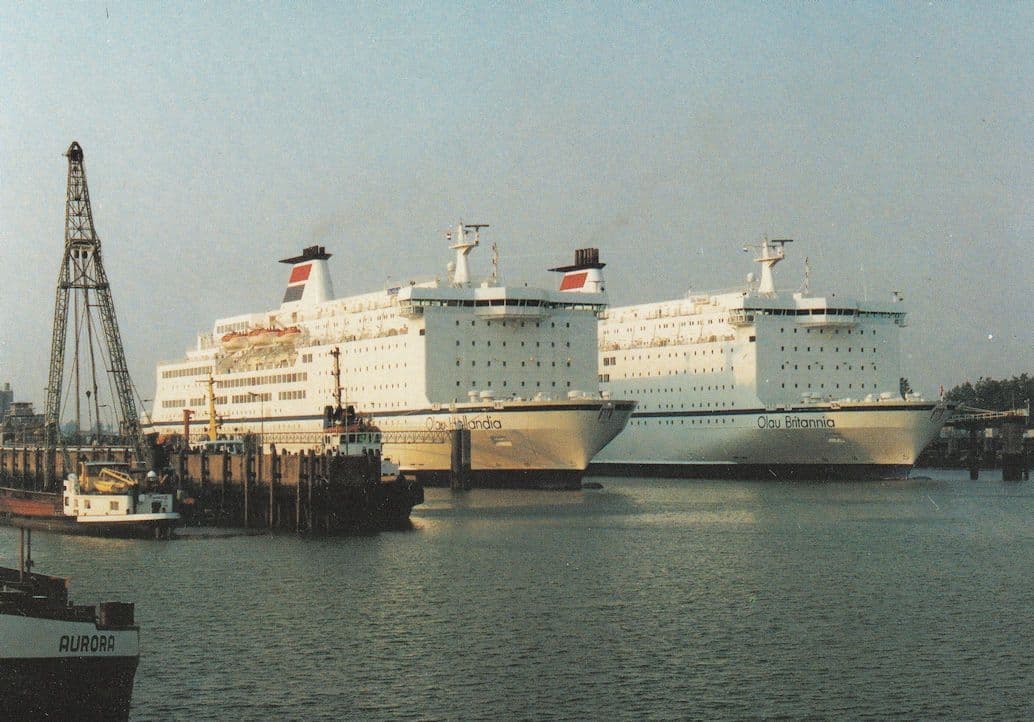 Olau Hollandia Britannia Ferry Postcard