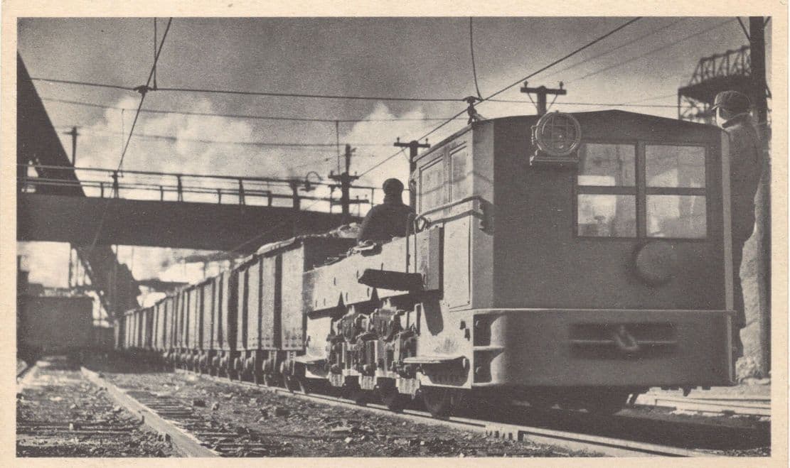 Old Company's Lehigh Coal Mines Railroad USA Vintage Postcard
