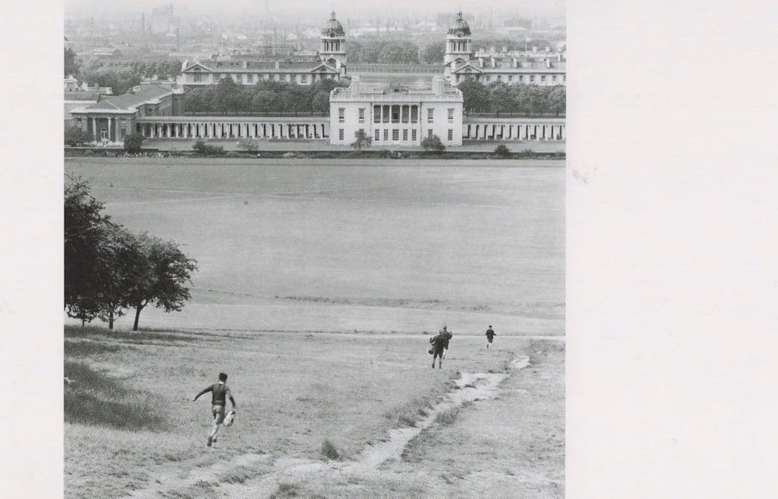 Old Royal Naval College Greenwich Park 1950s Award Photo Postcard