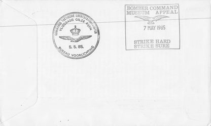 Operation Manna 1985 Holland WW2 Food Drops Hand Signed Military FDC